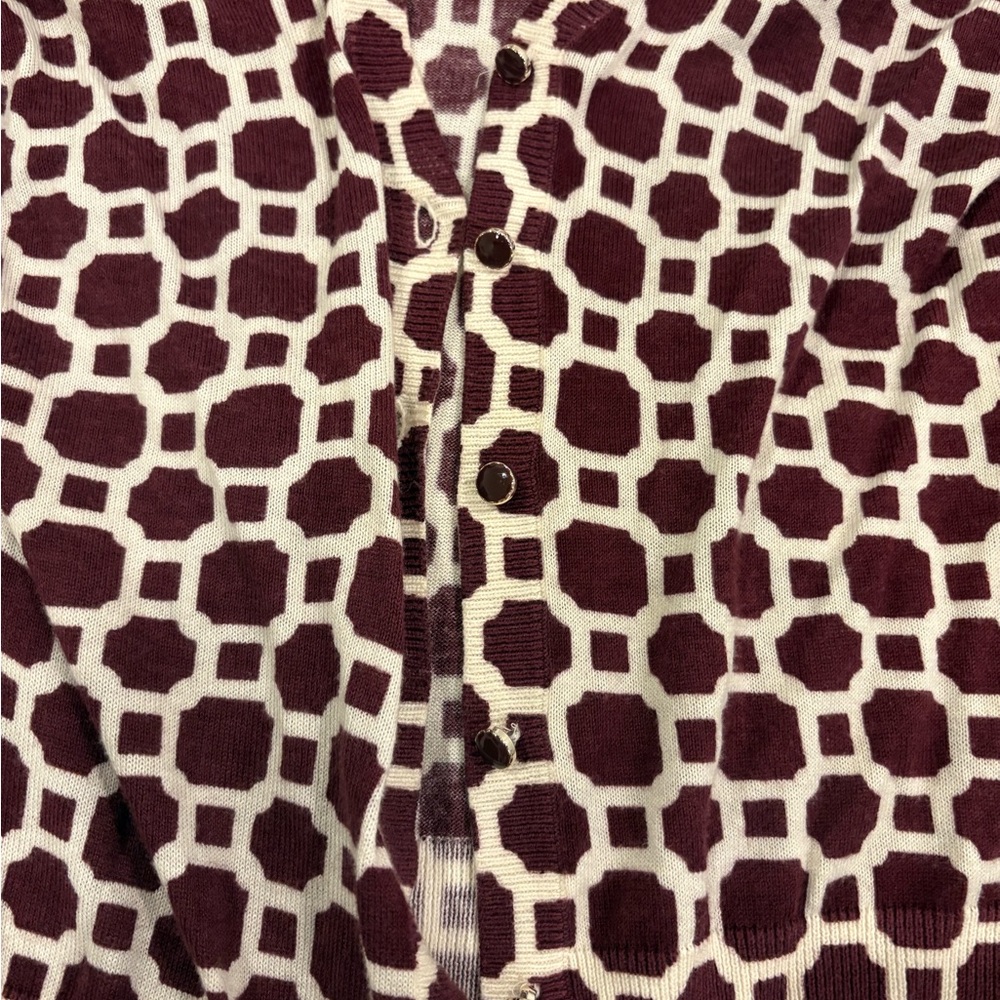 Geometric Patterned Cardigan - Picture 2 of 4